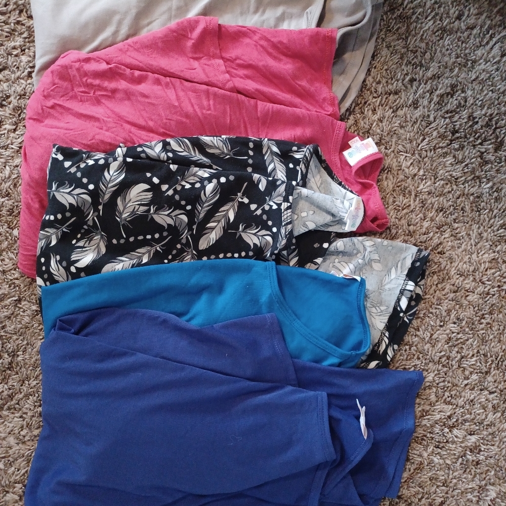 Lularoe set of 5 Irma shirts